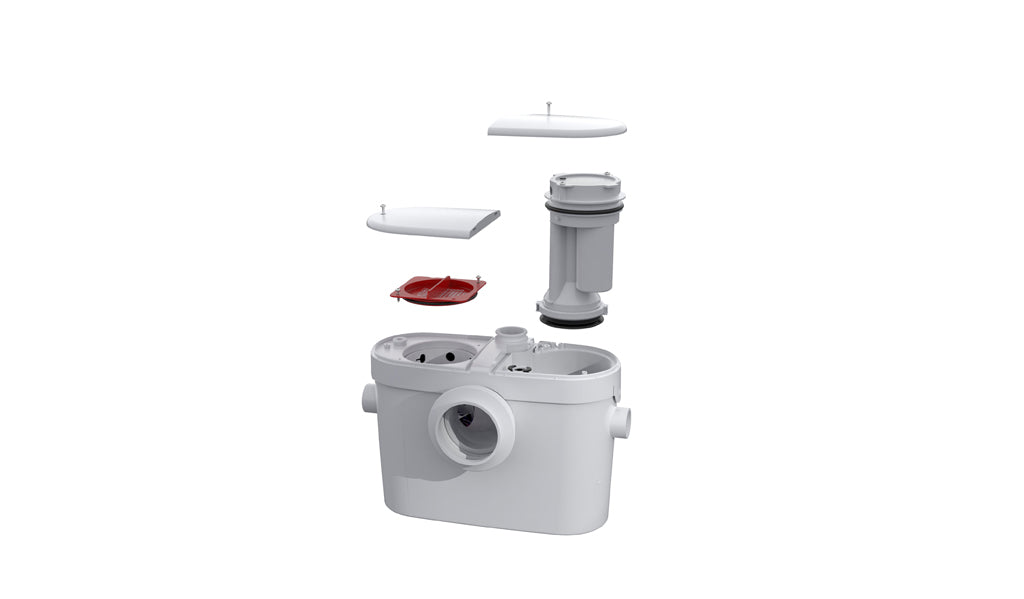 SANIFLO SaniTop Elongated Toilet W/Macerator, WHITE *Make Offer