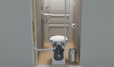 Saniflo SaniCOMPACT | One Piece Upflush Toilet