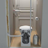 Upflush Toilet - SaniCOMPACT: Self-Contained Upflush Toilet